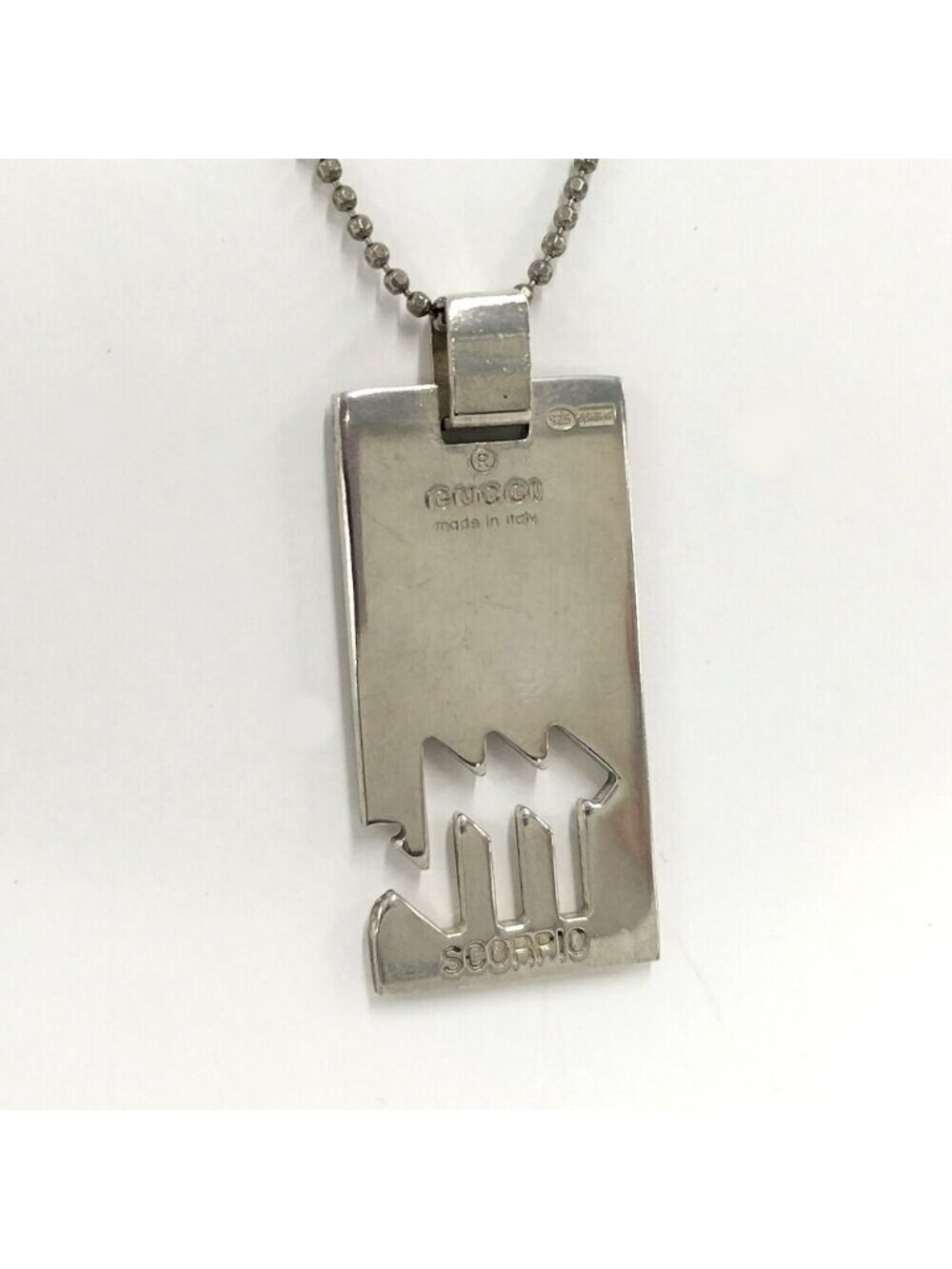 Gucci Necklace Scorpio Silver - Picture 1 of 7